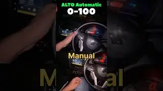 Alto K10 AMT vs Manual Acceleration #shorts
