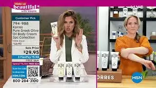 Korres Pure Greek Olive Oil Body Cream 3pc Collection