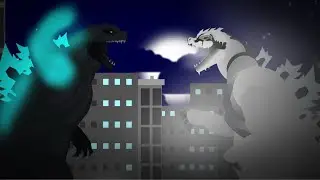 GEMSTONE GODZILLA VS SNOW GODZILLA |FAN ANIMATION|