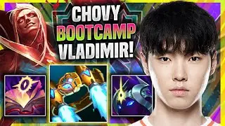 CHOVY CRAZY VLADIMIR IN EUW WORLDS BOOTCAMP! - HLE Chovy Plays Vladimir MID vs Zoe!