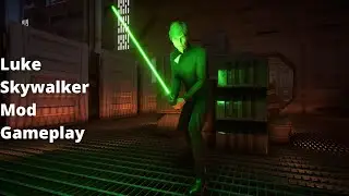 Star Wars Battlefront II - Luke Skywalker Mod Gameplay (Return of the Jedi)
