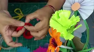 Flower Making with Paper | Part 2 | Easy Kids Craft Activity