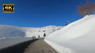 Winter Driving in the Italian Alps | Heavy Snowfall in The Alps | Car Driving ⁴ᴷ⁶⁰