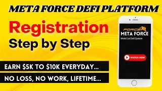 Meta Force Registration from trust wallet step by step | Earn Continue