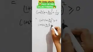 How to find Max min values of algebraic expressions🔥👌#shorts #ytshorts #maths #mronkoshorts #algbera