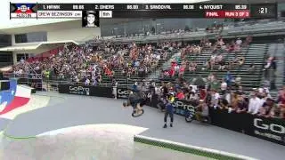 Drew Bezanson wins BMX Park silver