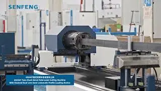 6024GT Bevel Tube Laser Cutting Machine with Chain-Type Semi-Automatic Loading