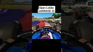 People go mental in open lobbys😂 #openlobby #f1 #f125 #f126 #formula1 #f1simracing #crash