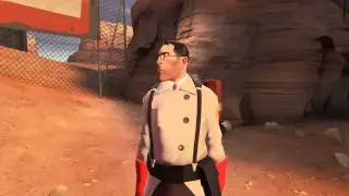 Medic thinks the Pyro is an idiot