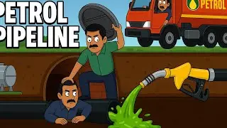 Underground Secret Petrol Pipeline ⛽ | Tanker Stories | Hindi Moral Kahani