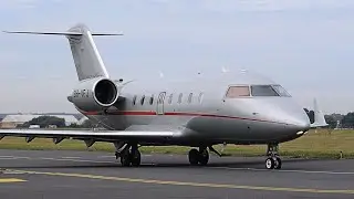 ✈ Vista Jet Challenger 605 9H-VFJ Take off from London Southend Airport!
