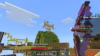 Cubecraft Skywars Teams of 4 Gameplay