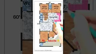 35*60 Ghar Ka Naksha,60x35 house plan east facing, 35/60 home plan design, 4 bedroom plan, #shorts