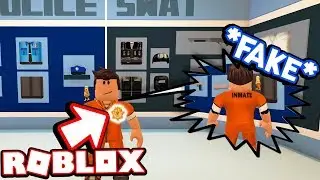 TROLLING CRIMINALS AS A FAKE PRISONER!!! *I'M A COP* (Roblox Jailbreak)