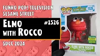 Elmo with Rocco Funko Pop  - 1526 - Sesame Street - SDCC 2024 // Just One Pop Showcase