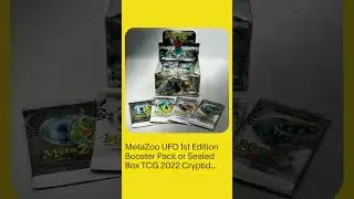 MetaZoo UFO 1st Edition Booster Pack or Sealed Box TCG 2022 Cryptid Nation