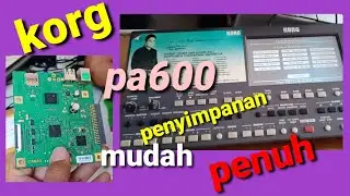 Korg pa600 ganti ic emmc board baru. Wa 085730661819