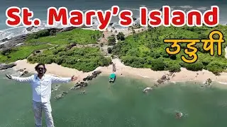 St. Mary&rsquo;s Island, Udupi | India&rsquo;s Natural Rock Marvel 🌊 #udupi #stmarysisland
