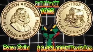 1 Cent 1963 South Africa Coin Value | $9,081,000 Rare Coin | Old Coin Vault