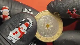 1 Euro Coin - Winter Edition 🌨️🪙 | Winter in the Palm of Your Hand