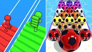 Максимальные уровни Snow Race против Marbel Run 3D🟡🏵️🟡Новое обновление геймплея RE3