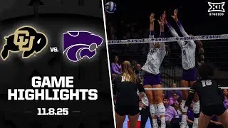 #20 Colorado vs. Kansas State Highlights (11.8.25) | 2025 Big 12 Volleyball