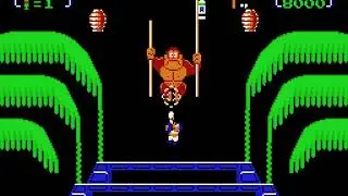 Donkey Kong 3 NES game code running on SNES hardware! 1996 Anthrox+SWAT