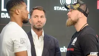 DILLIAN WHYTE REPLACED! ANTHONY JOSHUA FACES OFF WITH ROBERT HELENIUS FOR THE FIRST TIME