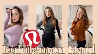 HUGE LULULEMON TRY-ON HAUL 2022 | Scuba Oversized 1/2 Zips, Rulu To Run 1/2 Zips, Accessories +More!