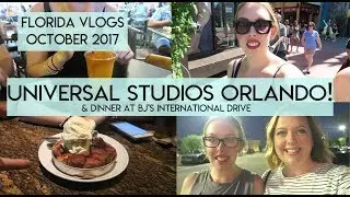 Vlog 14 | Universal Studios Day & Dinner at BJ's | Florida Vlogs Oct 2017 | Elle and Mimi