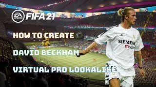 FIFA 21 tutorial | Pro Clubs How to create David Beckham