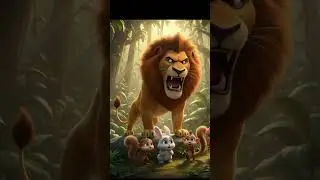 🦁🐰 The Lion and the Clever Rabbit
