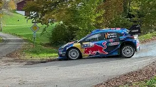 M Sport Ford Puma Rally1 Hybrid extreme flyby! #wrc #extreme #shorts