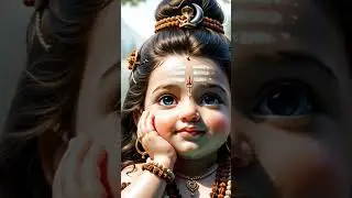 Bhole Nath Cute Kid Har Har Shambhu Shiva Mahadeva #bholenath #harharmahadev #shivji