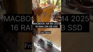 Macbook Air M4 2025 16 GB RAM 256 GB SSD| Apple laptop | #unboxing #apple #macbook #mac #latestnews