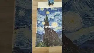 My hobby - wooden puzzle 1000 pieces