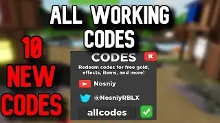 ALL 10 *WORKING* SECRET CODES! Roblox Treasure Quest