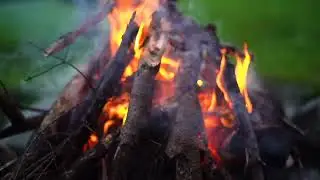Bonfire Epic Display of Fire and Smoke