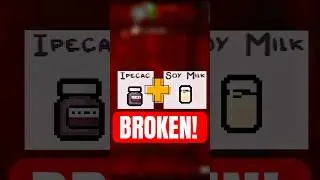 Ipecac + Soy Milk is BROKEN, but Cursed #tboi #thebindingofisaac #indiegame #gaming #achievement