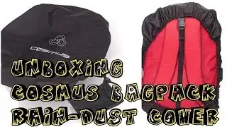 Unboxing Cosmus backpack-rain-dust-cover Waterproof Laptop Bag Cover (60 L Pack of 1)