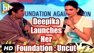 Deepika Padukone Launches 'Live Love Laugh' Foundation | Event Uncut