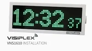 VNS1610 Wireless LED Message Board Installation