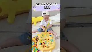 screw toys for kids #kids #pretendplay #screwtoy #shorts