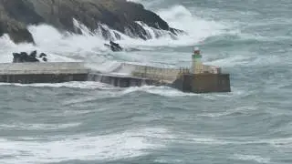 Laxey, Storm Jorge 29-2-2020