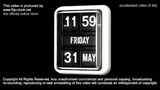 TWEMCO BQ170 flip clock demonstration video