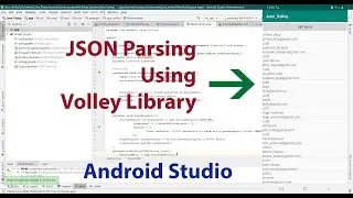 JSON Volley Android Studio | JSON parsing in android using volley hindi & Urdu