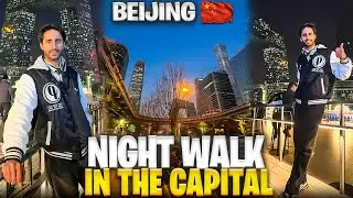 Walking Tour from Subway to Skyscrapers | BEIJING 🇨🇳 by Night | Beijing #2