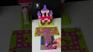 Qbee Block&Steps: Princess Castle&ndash; 3-in-1: Construction Set, Board Game and Memory Game