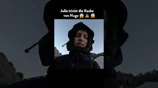 Julia drinks the water after Hugo p*tted in it - 7 vs Wild YouTube Kacke