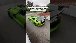 RARE 2017 Dodge Viper ACR-E - JFK Auto